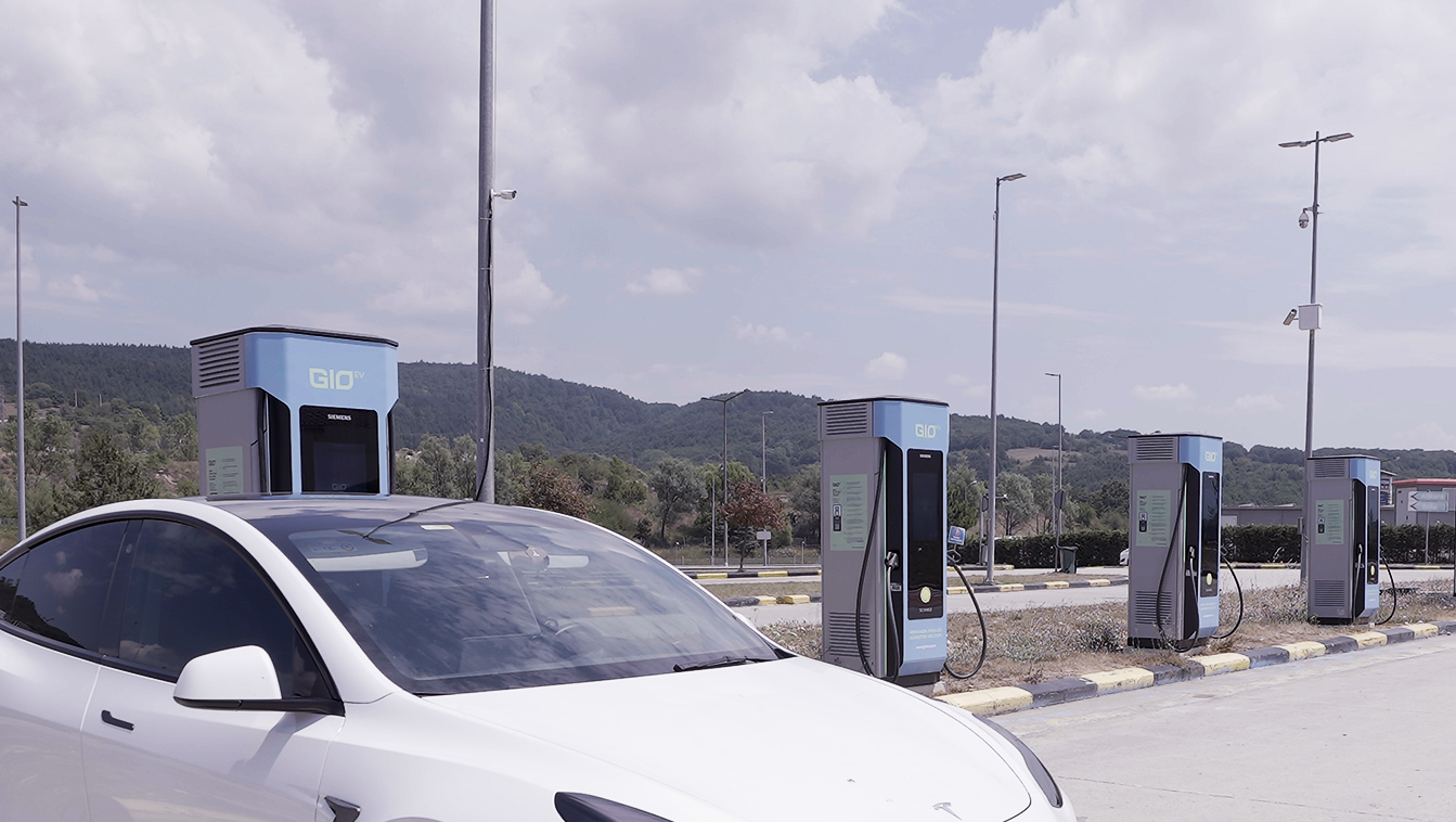 Your vehicle recharges itself with GIO and you get to recharge your batteries.